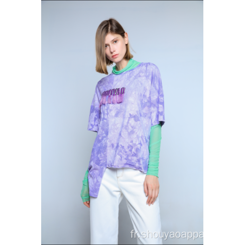 T-SHIRT FEMME TIE DYE